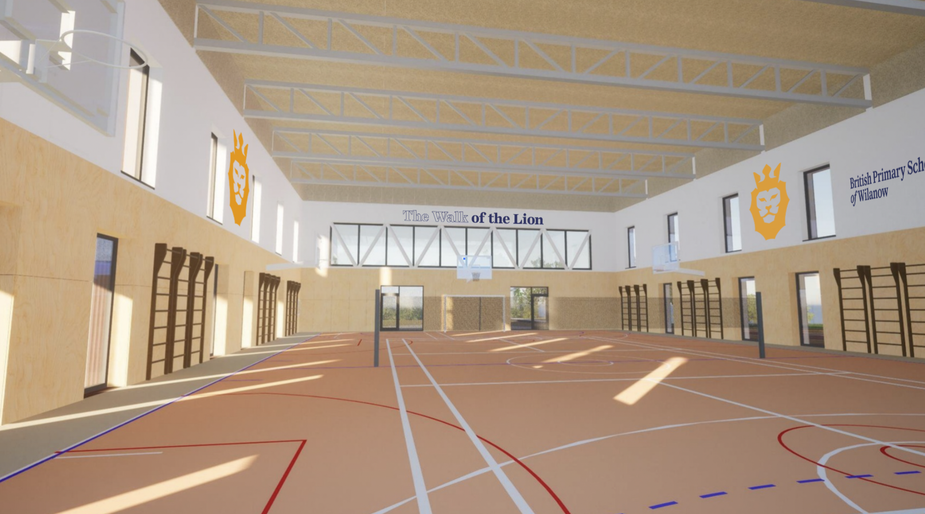 Architect’s impression of new indoor Sports Hall.